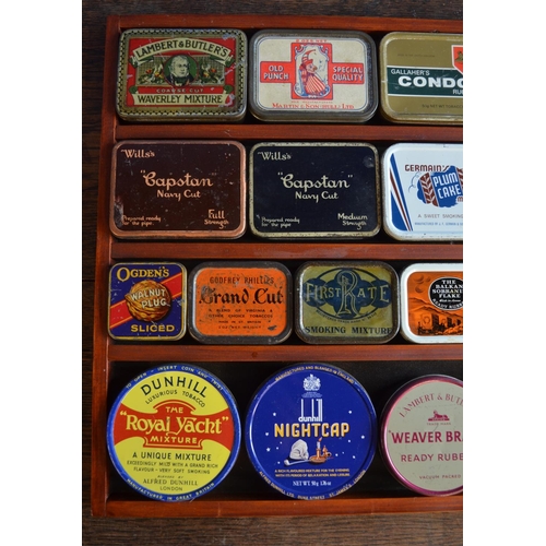 336 - Collection of vintage metal tobacco tins to include Carroll's Donegal Plug Sliced, Ogden's Old Taver... 