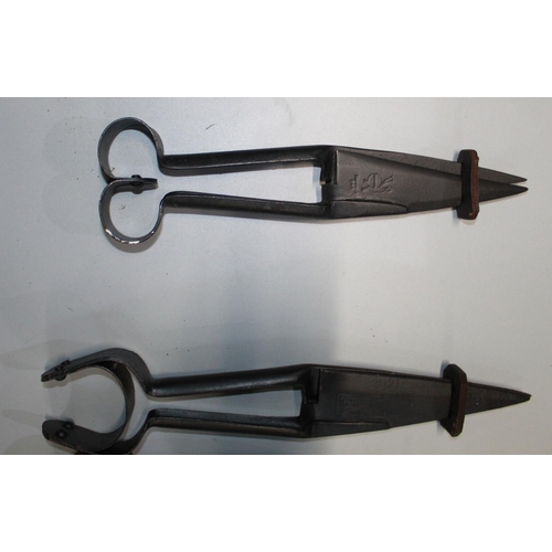 349A - Collection of twelve sheep shears/clippers. Various types from different regions