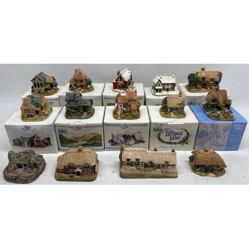 1072 - Six collectors club Lilliput lane models incl, Fruits of the sea L3174, The Pigsty L3255, Cabbage Pa... 