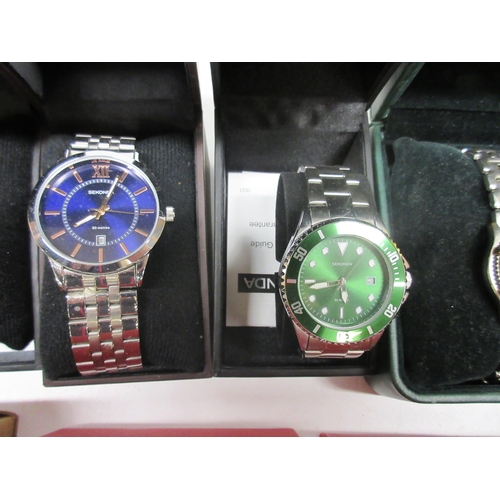 546 - Sekonda 'Hulk' chrome quartz diver's wristwatch with date, signed green sunburst dial, centre second... 