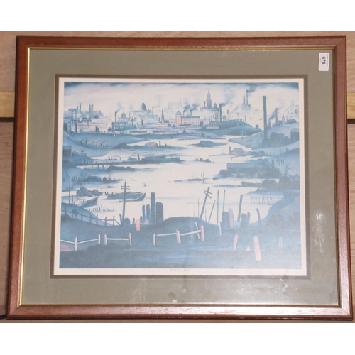 668 - After Laurence Stephen Lowry (British 1887-1976): 'The Lake', limited edition colour print 209/500, ... 