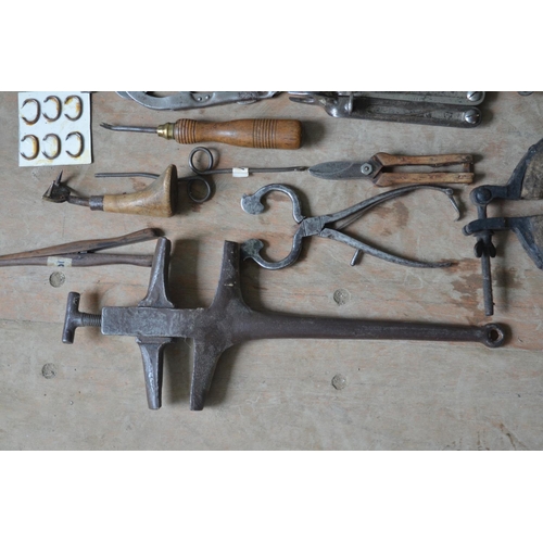 379 - Collection of vintage tools and implements including to include farming and workshop related example... 