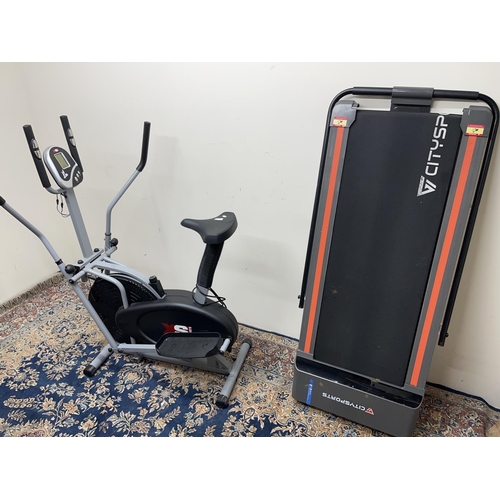 1065 - Vanessa Feltz collection - XS Sports exercise bike and a treadmill (2)