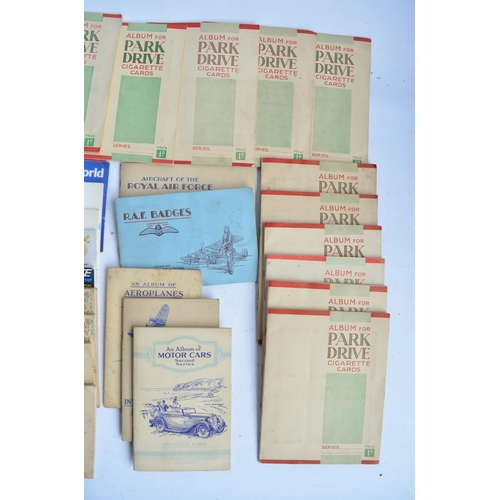 390C - Collection of stamps and picture card books (mostly filled) including Park Drive, John Player and Br... 