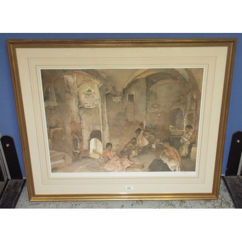 633 - Sir William Russell Flint RA PRSW (Scottish 1880 - 1969); 'Symposium at Lucenay' Ltd.ed. colour prin... 