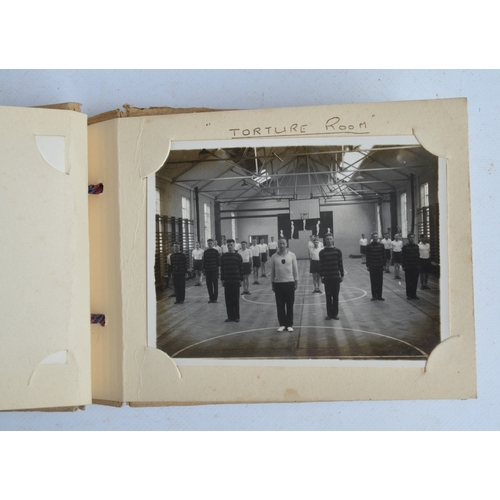 696 - WWII interest - soldier's West African photograph album dated 1943, containing approx. 50 topical ph... 