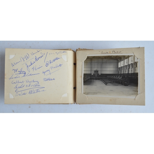 696 - WWII interest - soldier's West African photograph album dated 1943, containing approx. 50 topical ph... 