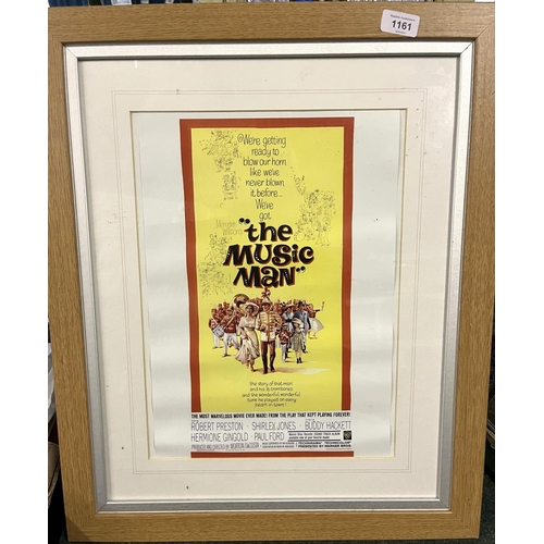 1161 - Brian Conley collection - 'The Music Man' framed Cinema foyer poster, 39cm x 29cm