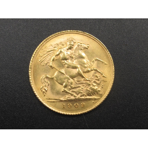 1065 - Edward VII 1909 Half-Sovereign