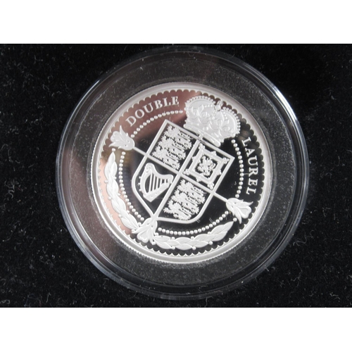 1069 - Jubilee Mint - The 2019 400th Anniversary Fine Platinum Proof Double Laurel, with COA in original ca... 