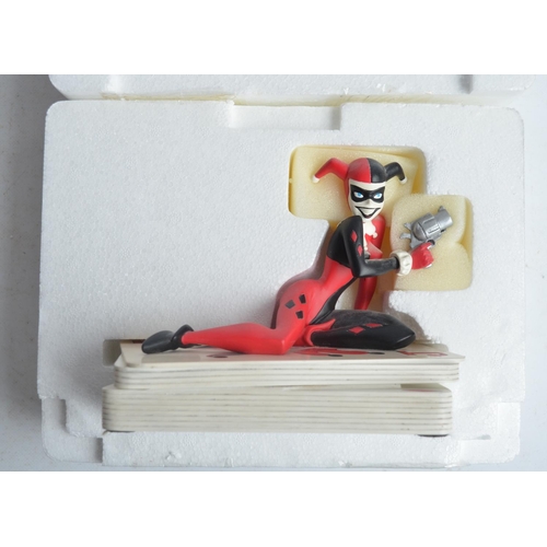 21 - DC Direct Harley Quinn cold cast porcelain statue designed by Bruce Timm, limited edition 181/6000 w... 