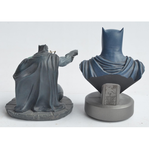 7 - Three cold cast porcelain Batman The Dark Knight Returns miniature statues to include DC Collectible... 