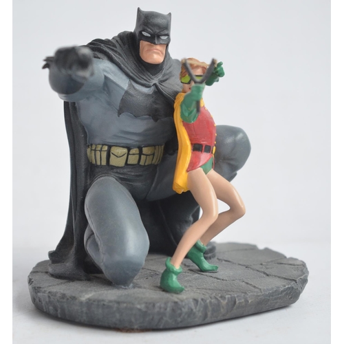 7 - Three cold cast porcelain Batman The Dark Knight Returns miniature statues to include DC Collectible... 