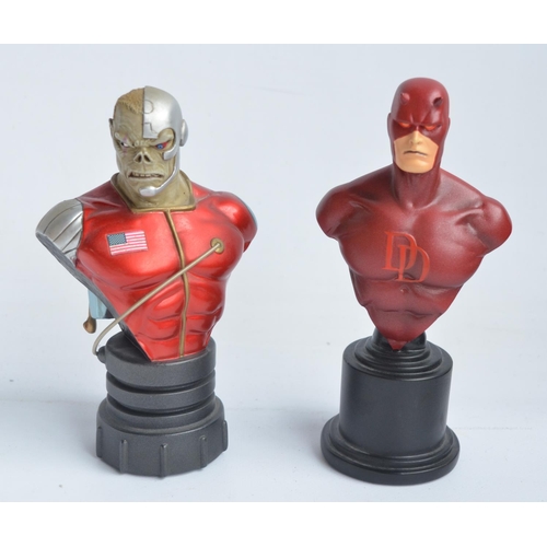 29 - Three Bowen Designs Marvel limited edition cold cast porcelain full statue and bust models to includ... 