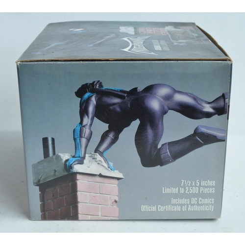 30 - DC Direct Nightwing cold cast porcelain statue on diorama base (as sculpted by William Paquet), 7.5