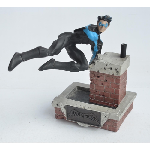 30 - DC Direct Nightwing cold cast porcelain statue on diorama base (as sculpted by William Paquet), 7.5