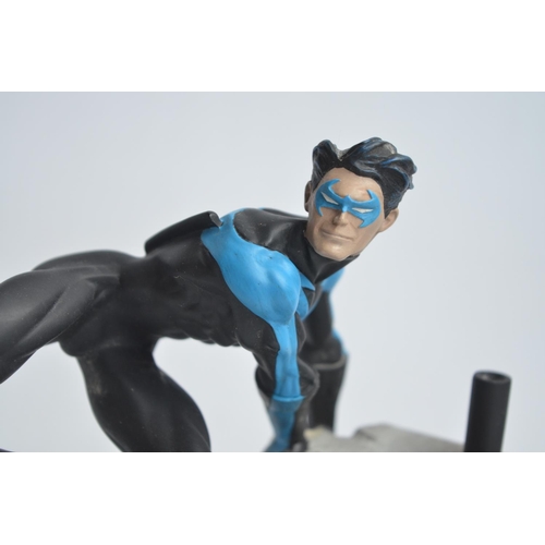 30 - DC Direct Nightwing cold cast porcelain statue on diorama base (as sculpted by William Paquet), 7.5