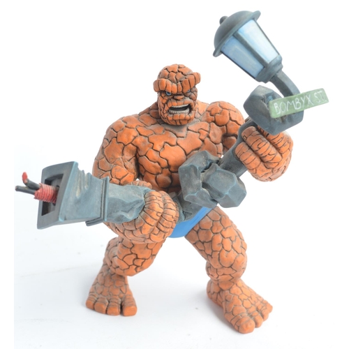 32 - Three limited edition Fantastic Four themed statues to include Attakus Collection 'The Thing' (475/9... 