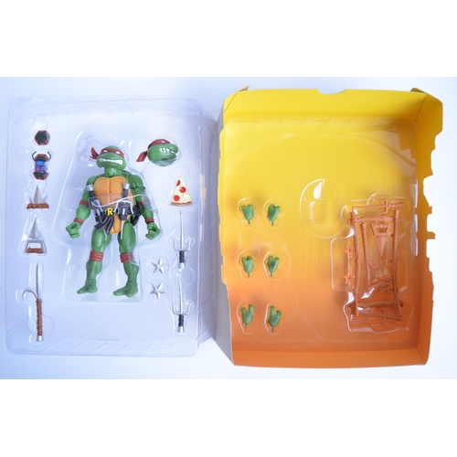 42 - Four Teenage Mutant Ninja Turtles action figure sets by Super 7 (Nickelodean) to include Donatello (... 