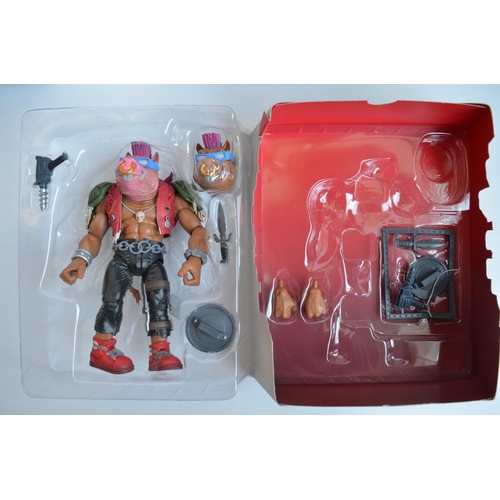 43 - Five Teenage Mutant Ninja Turtles action figure sets by Super 7 (Nickelodean) to include Bepob (box ... 