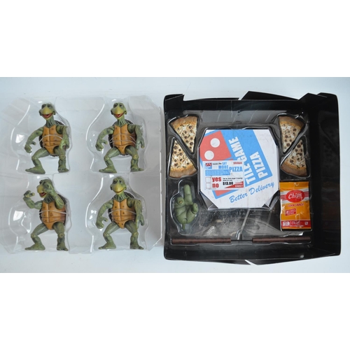 44 - Two Teenage Mutant Ninja Turtles multi-figure action figure sets by Neca Nickelodeon to include Case... 