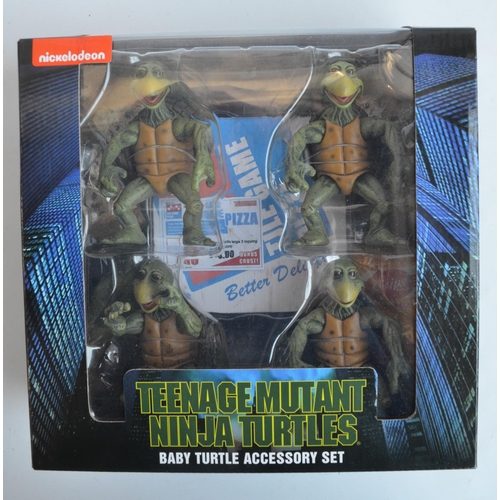 44 - Two Teenage Mutant Ninja Turtles multi-figure action figure sets by Neca Nickelodeon to include Case... 