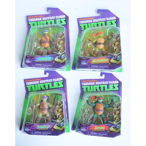 48 - Eight Teenage Mutant Ninja Turtles action figure sets from Playmates Nickelodeon to include Donatell... 