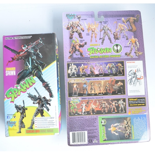 56 - Ten factory sealed/unopened Spawn action figure sets from McFarlane Toys with 5x Techno Spawn sets i... 