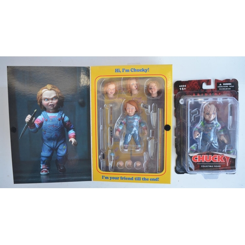 63 - Collection of horror film and television series action figure models to include 4x McFarlane Toys co... 