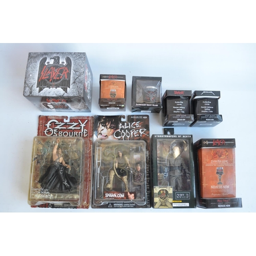 66 - Three factory sealed/unopened heavy metal related action figure sets to include McFarlane Ozzy Osbou... 