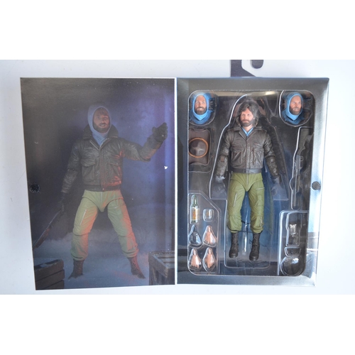 67 - Three unopened/factory sealed action figure sets from The Thing horror film to include Neca Ultimate... 