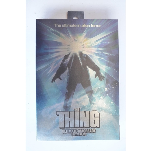 67 - Three unopened/factory sealed action figure sets from The Thing horror film to include Neca Ultimate... 