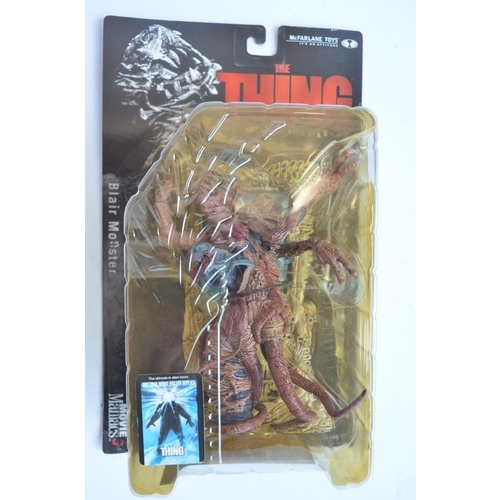 67 - Three unopened/factory sealed action figure sets from The Thing horror film to include Neca Ultimate... 