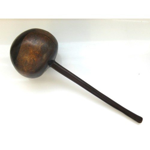 Extremely large knobkerrie L57cm approx, W3.2kg