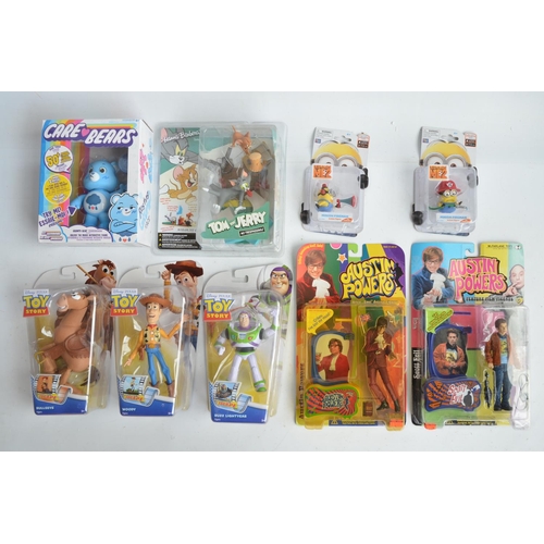 73 - Collection of nine cartoon, comedy and computer animation themed action figure sets to include McFar... 