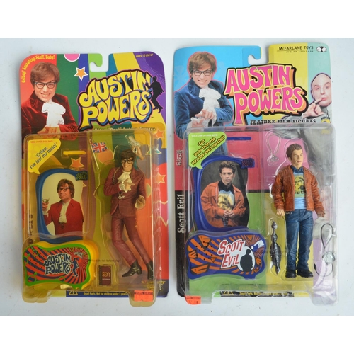 73 - Collection of nine cartoon, comedy and computer animation themed action figure sets to include McFar... 