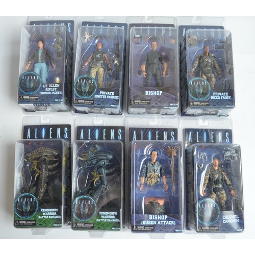 84 - Eight unopened/factory sealed Aliens film related action figure sets (6