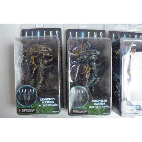 84 - Eight unopened/factory sealed Aliens film related action figure sets (6