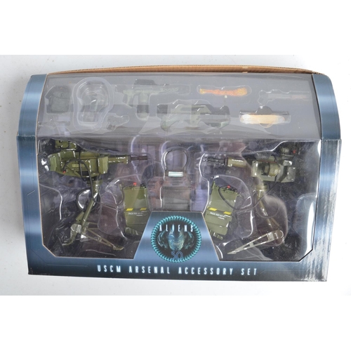 85 - Collection of Aliens film related action figures, accessories and games to include Neca Aliens Ultim... 