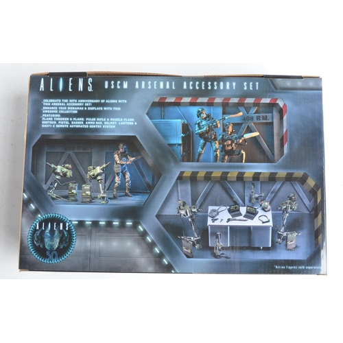 85 - Collection of Aliens film related action figures, accessories and games to include Neca Aliens Ultim... 