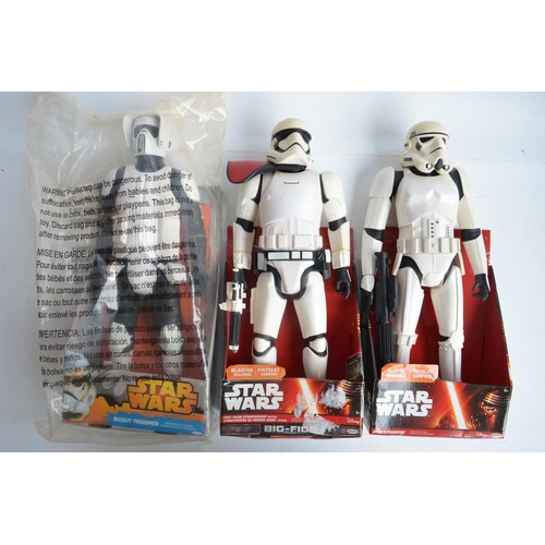 87 - Ten large Star Wars 'Big Figs' Imperial figure models by Jakks Pacific, all 18