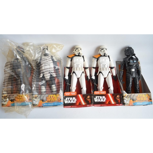 87 - Ten large Star Wars 'Big Figs' Imperial figure models by Jakks Pacific, all 18