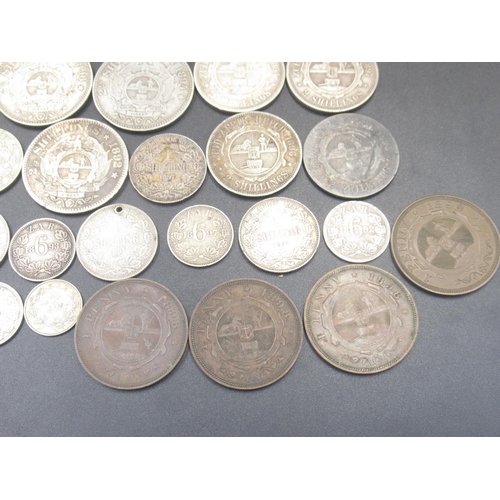 546 - Zuid Afrik Republic - collection of 2 1/2 shillings, 2 shillings, 1 shillings, 6 pence, 3 pence and ... 