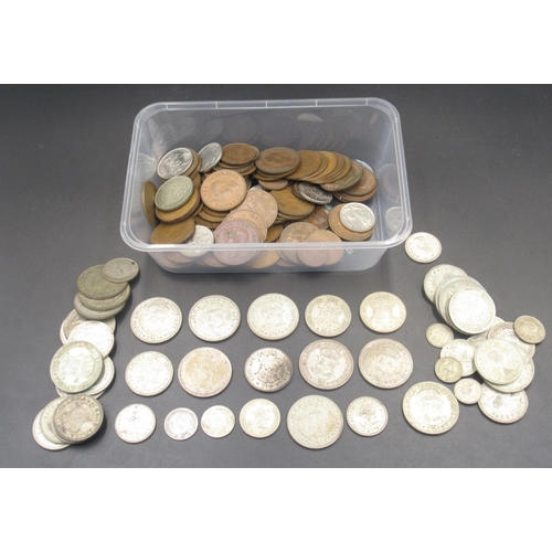 548 - Collection of C20th South African coins to inc. some 1951-1960 period 2 1/2 shillings, shillings and... 