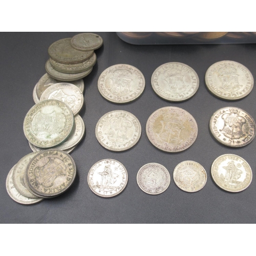 548 - Collection of C20th South African coins to inc. some 1951-1960 period 2 1/2 shillings, shillings and... 