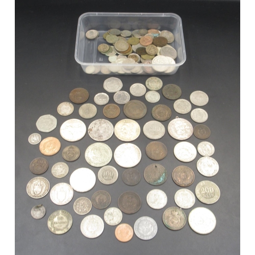 558 - Mixed collection of C19th/20th South and Central American coins to inc. Mexico, Venezuela, Brasil, A... 