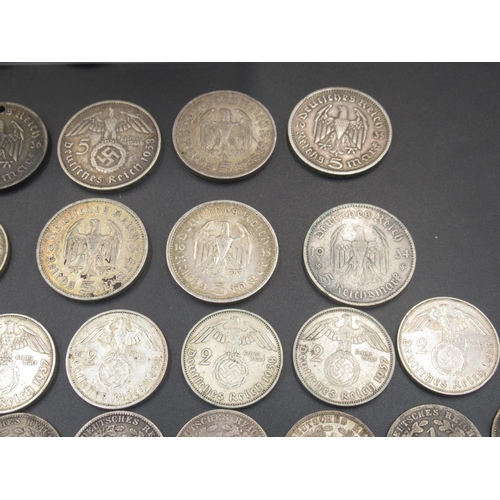 568 - Assorted collection of C19th/20th German coins to inc. Pfennigs and marks, inc. small collection of ... 