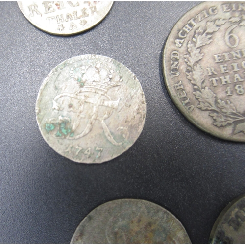 569 - Assorted collection of C19th German States coins to inc. Hellers, Pfennigs and Thalers