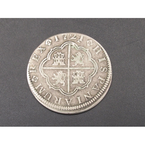 527 - Philip V 1721 Spanish Reales