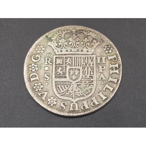 528 - Philip V 1734 Spanish Reales